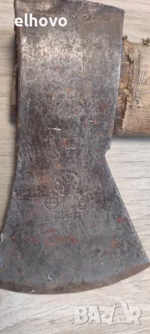 Стара брадва с дълга дръжка#36, снимка 3 - Антикварни и старинни предмети - 50264194