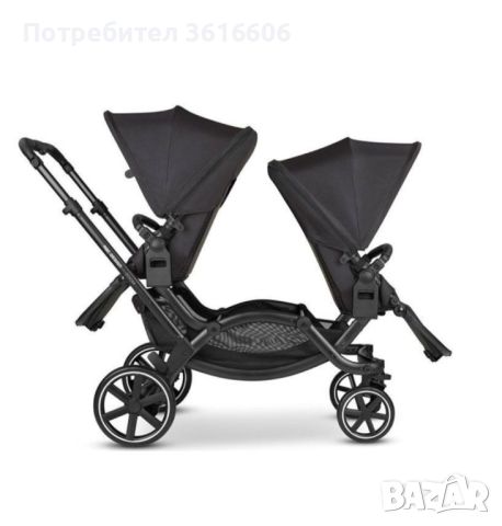 Бебешка количка за близнаци ABC Design Classic Edition - Zoom, снимка 5 - Стоки за близнаци - 45782428