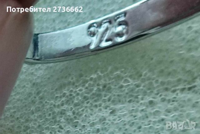 Сребърен пръстен с цирконий , снимка 7 - Пръстени - 45404213