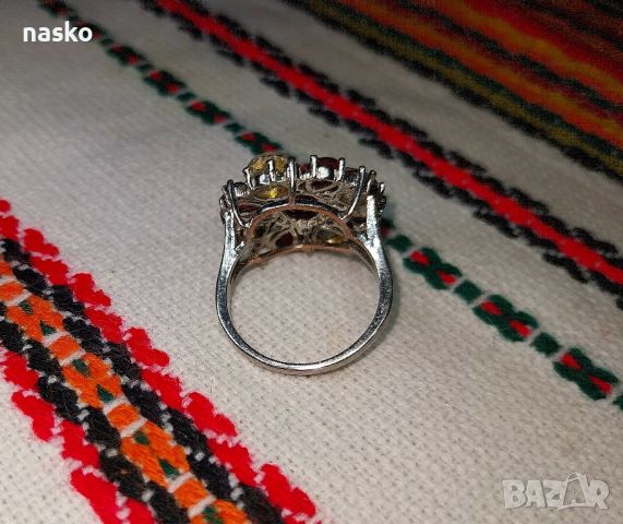 Бароков дамски пръстен, снимка 14 - Антикварни и старинни предмети - 46463066