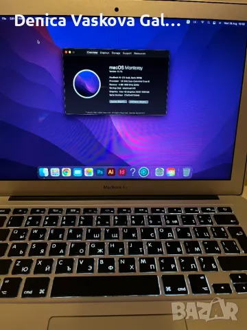 Macbook Air 13" inch, снимка 3 - Лаптопи за работа - 47146940