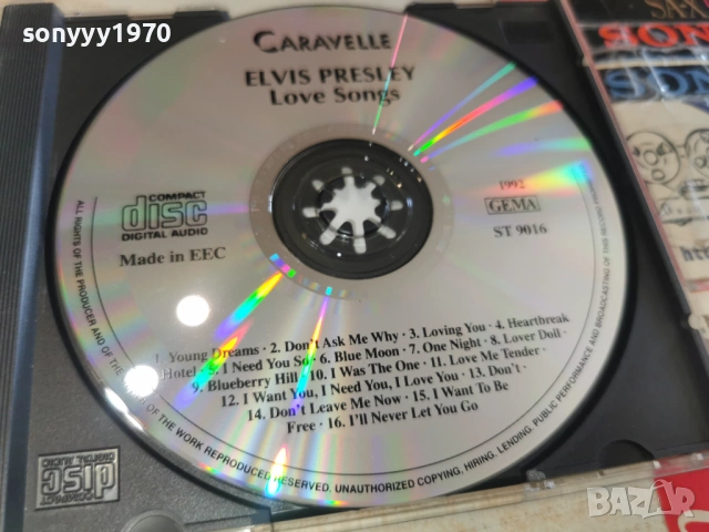 ELVIS PRESLEY CD ВНОС GERMANY 1003261709H2E6R, снимка 8 - CD дискове - 53784478