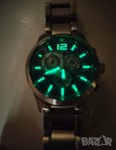 Красив часовник Nautica с качествен швейцарски механизъм, бартер, снимка 7 - Мъжки - 53799243