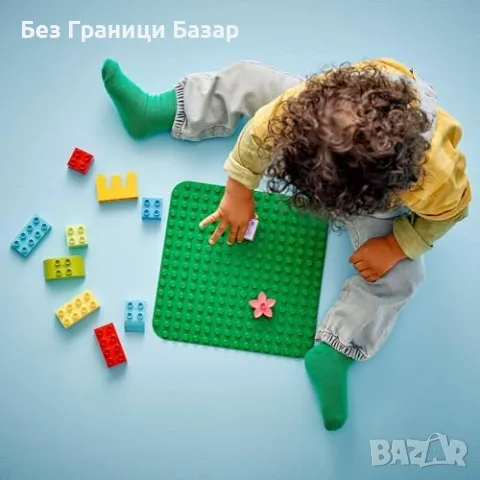 Нова LEGO DUPLO зелена строителна плоча 24x24 за креативни игри Лего, снимка 5 - Конструктори - 48787971