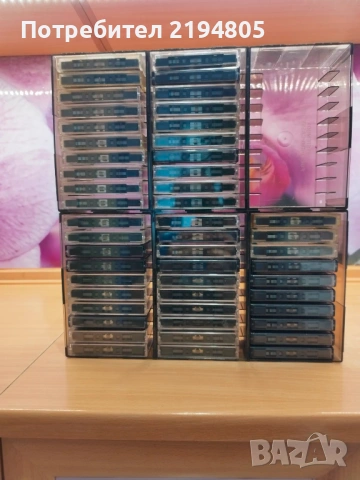 ЛОТ ОТ 50 ХРОМНИ АУДИО КАСЕТИ