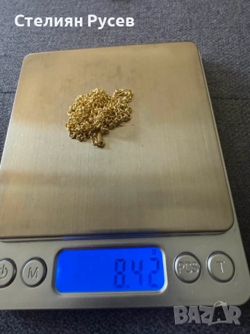 НОВ 8.42гр 55см  златен ланец версаче / златно колие / синджир / ланец / злато / златен / GOLD 585 /, снимка 3 - Колиета, медальони, синджири - 52066276