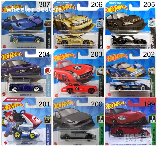 Метални колички Hot Wheels Хот Уиилс в мащаб 1:64 От различни години 1, снимка 2 - Колекции - 29076230