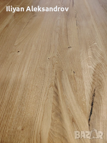 Трапезна маса с дъбов плот, снимка 9 - Маси - 53024647