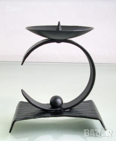 Свещник ковано желязо, снимка 6 - Декорация за дома - 52948996