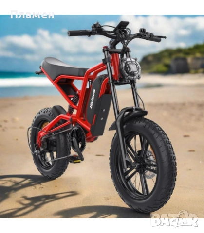 НОВО!! Електрически велосипед Hidoes B6 1200W 48V/18.2Ah 55 км. ч. , снимка 7 - Велосипеди - 51679947