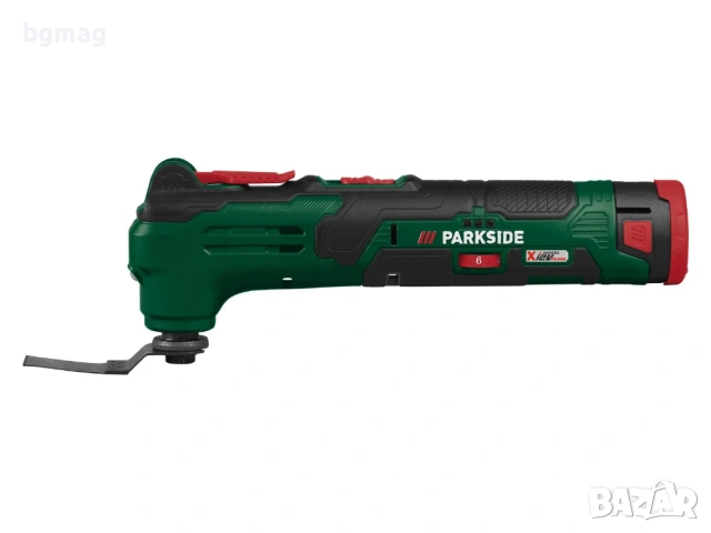 PARKSIDE PAMFWS 12 A1-многофункционален вибрационен инструмент,12V с батерия и зарядно, снимка 6 - Други инструменти - 54264818