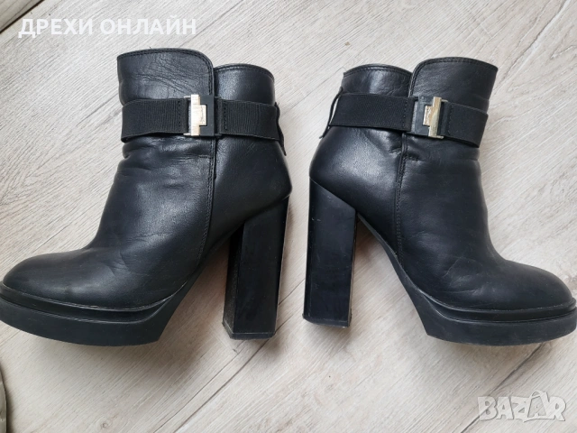 Високи боти естествена кожа , снимка 3 - Дамски боти - 54053897