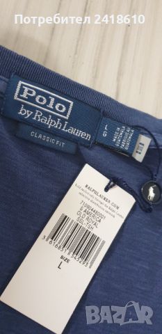 POLO Ralph Lauren Cotton Classic Fit Mens Size L ОРИГИНАЛ! НОВО! Мъжка Тениска!, снимка 5 - Тениски - 46390427