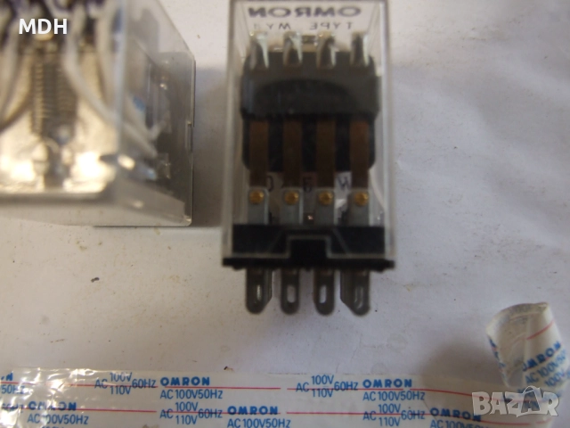 индустриални релета OMRON -MY4N -100-110v, снимка 9 - Друга електроника - 52231051