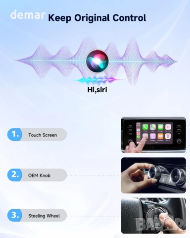 Безжичен CarPlay адаптер Spedal за iPhone, преобразува кабелен в безжичен, червен, снимка 5 - Аксесоари и консумативи - 50793127