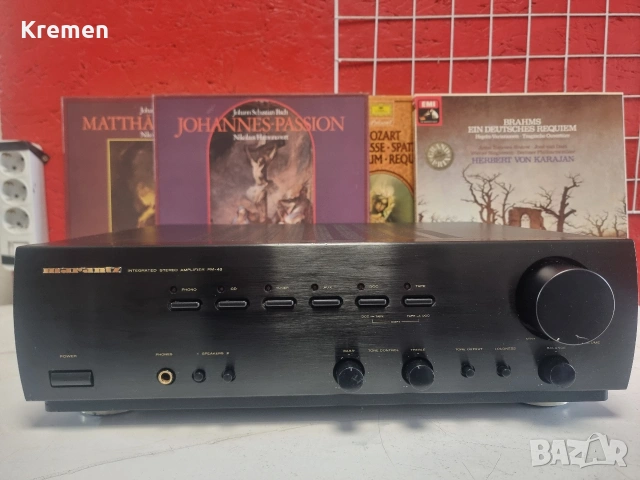 Усилвател MARANTZ PM-43, снимка 2 - Ресийвъри, усилватели, смесителни пултове - 53183884