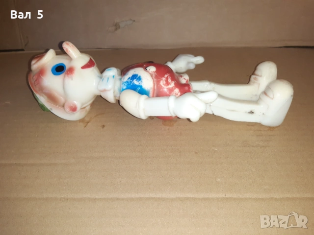 Стара соц играчка , кукла - ПИНОКИО , БУРАТИНО, снимка 3 - Антикварни и старинни предмети - 53665468