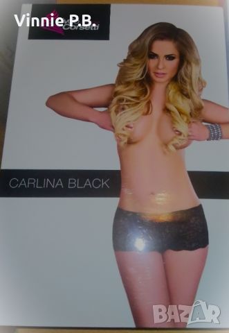 Черни дамски боксерки Carlina Black (LivCo Corsetti Fashion), снимка 1 - Бельо - 46417543