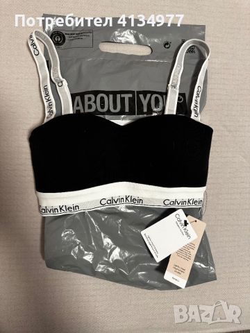 Calvin Klein сутиен, S размер, снимка 1 - Бельо - 46264475
