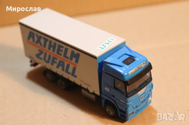 AMW H0 1/87 MERCEDES BENZ ACTROS КАМИОН МОДЕЛ КОЛИЧКА, снимка 7 - Колекции - 49753271