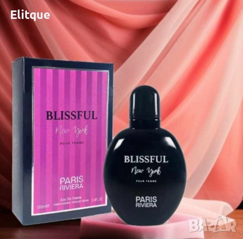 Дамски парфюм PARIS RIVIERA BLISSFULL EDT 100ml, снимка 4 - Дамски парфюми - 52854093