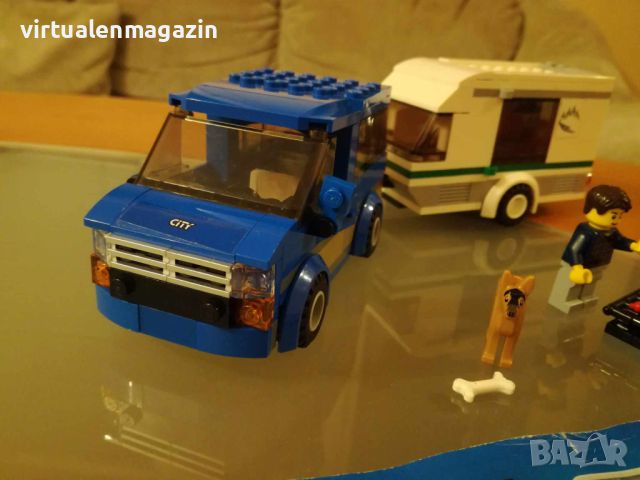 Конструктор Лего - Lego Town 60117 - Van & Caravan, снимка 3 - Конструктори - 45701853