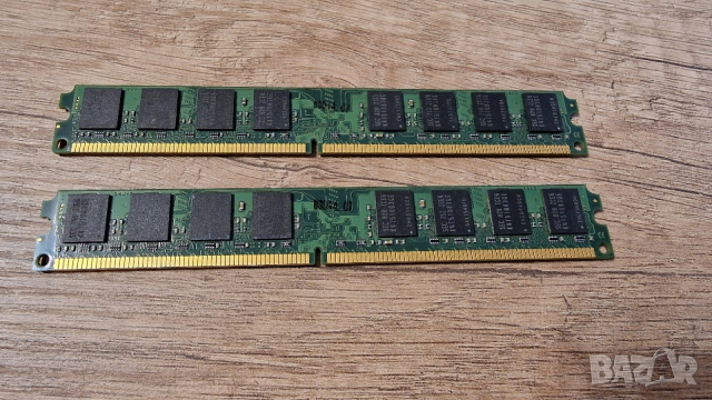 RAM памет Kingston, 2x1 Gb, DDR2, снимка 4 - RAM памет - 54014582