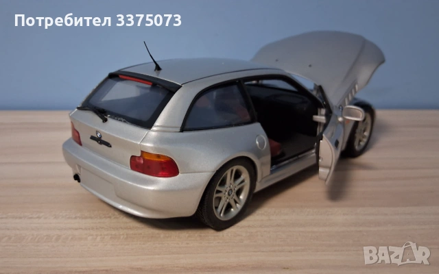 BMW Z3 Coupe 2.8 UT model 1:18, снимка 8 - Колекции - 53158769