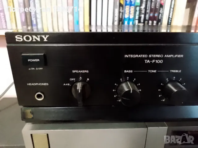 Усилвател Sony TA F 100, снимка 2 - Ресийвъри, усилватели, смесителни пултове - 50336323