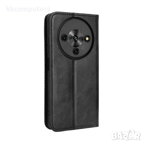 ZTE Blade A76 5G Retro-skin Magnetic Кожен Калъф и Протектор, снимка 14 - Калъфи, кейсове - 51204699
