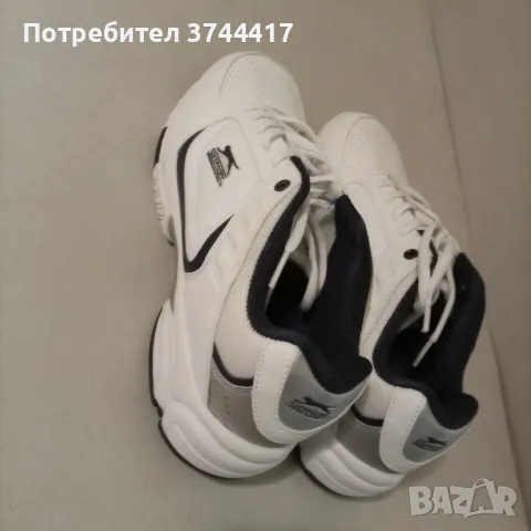 Чисто нови оригинални кожени, мъжки маратонки ® "Slazenger" TM, снимка 6 - Маратонки - 47193360