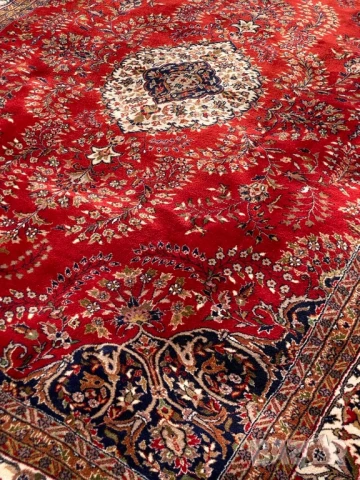 Персийски килим Керман, снимка 2 - Килими - 51129368