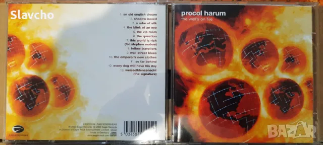 Дискове на - Procol Harum–the Well's On Fire / The Vines–Winning Days, снимка 6 - CD дискове - 39960904