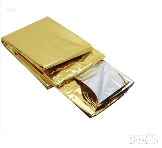 Аварийно термо одеяло с размер 160 x 210 см, NRC фолио, снимка 2 - Палатки - 31884960