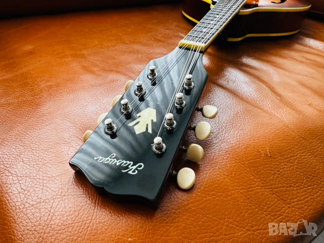 Made in JAPAN! 1970's Мадолина "The Kasuga" M-18 с оригинален кейс!, снимка 11 - Струнни инструменти - 53149511