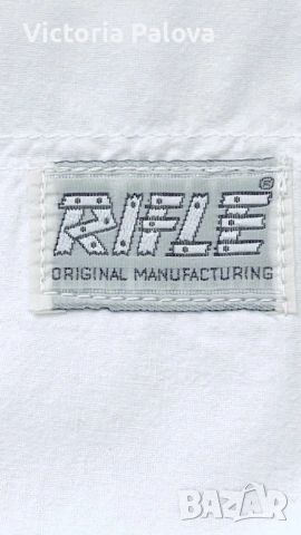 Оригинален бял деним гащеризон RIFLE Италия – автентичен модел, снимка 10 - Гащеризони - 54084701