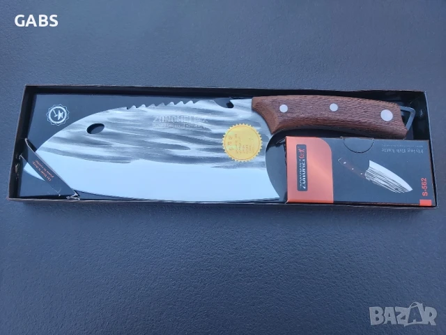 Азиатски сатър Santoku, снимка 6 - Ножове - 50668437