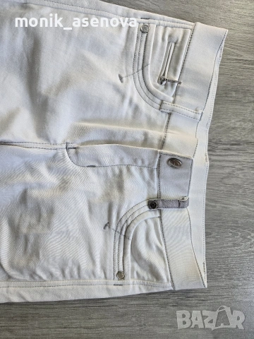 Бял брич за езда Covaillero, размер 158 , снимка 2 - Други спортове - 53687781