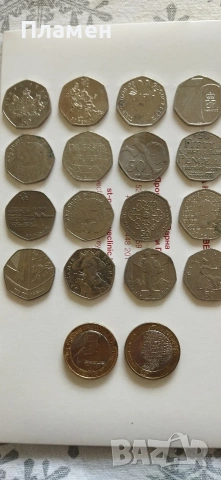 английски монети , снимка 4 - Нумизматика и бонистика - 53051636