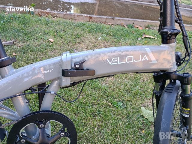 Сгъваем електрически велосипед VELOJA 20", снимка 4 - Велосипеди - 46400167