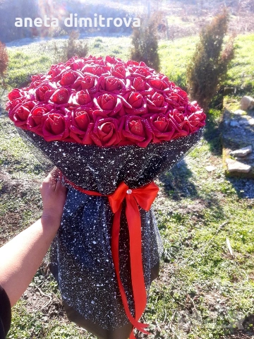 Букети от рози от фоам., снимка 5 - Подаръци за жени - 53667060