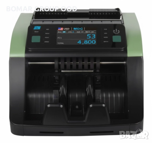 Брояч на банкноти с детектор за фалшиви банкноти сертифициран от ЕЦБ, снимка 2 - Друго търговско оборудване - 52939220