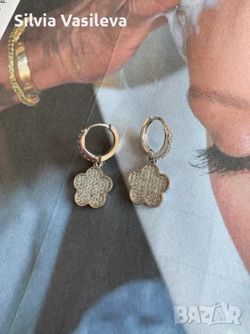 Обици с камъчета, снимка 2 - Обеци - 50343284