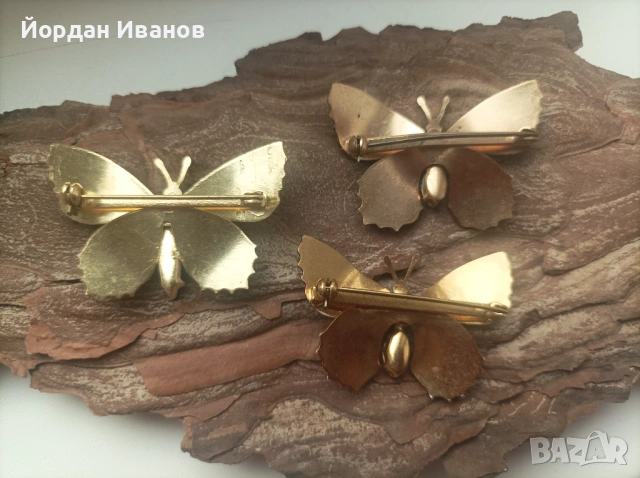 Старинни чешки брошки , снимка 2 - Други - 53690615