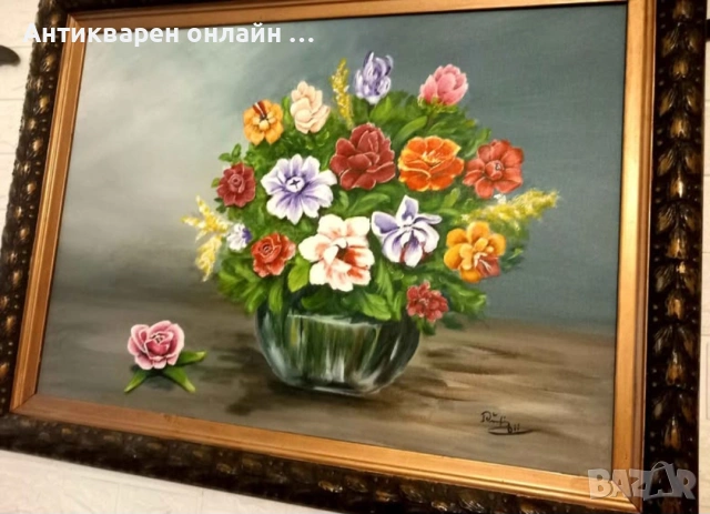 картина маслени бои върху платно , снимка 3 - Картини - 53425631