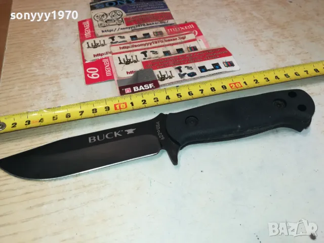 BUCK USA-НОЖ ЧЕРЕН 1303251516, снимка 4 - Ножове - 49480361