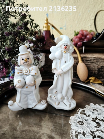 Комплект порцеланови фигурки Клоуни , снимка 6 - Колекции - 51880425