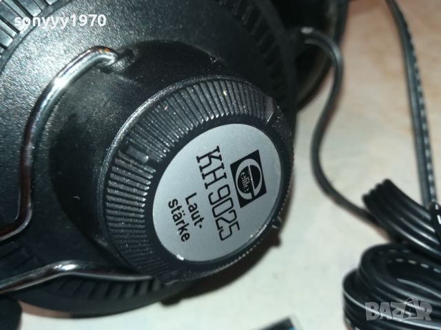 ELITE KH9025 VINTAGE STEREO HEADPHONES-ВНОС GERMANY 1006241155, снимка 8 - Слушалки и портативни колонки - 46137842