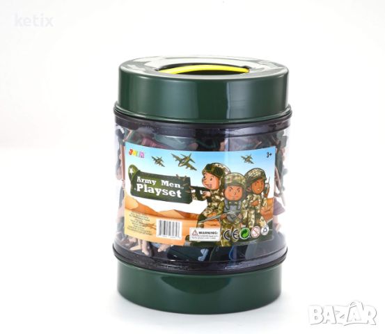 JOYIN Военен набор от 164 части Army Men Play Bucket, снимка 4 - Други - 45716732