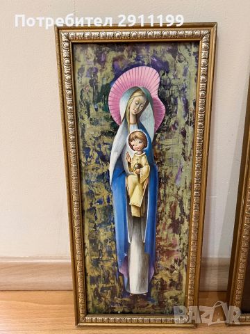 Картина на Богородица, 2бр., снимка 2 - Картини - 46414742